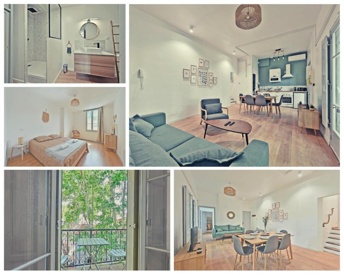 Au Coeur Des Platanes - Parking Gratuit Sous-Terrain - Clim - Balcon Apartment Avignon Luaran gambar