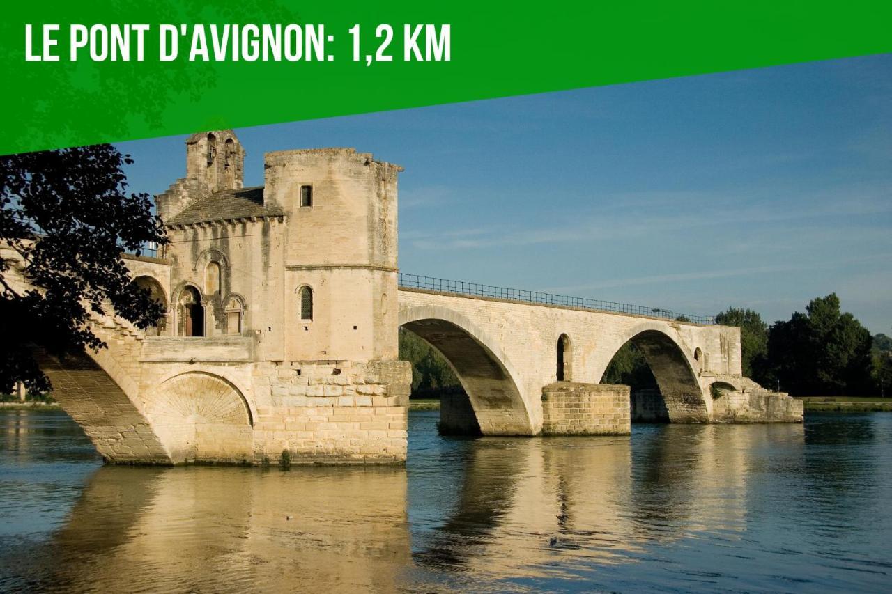 Au Coeur Des Platanes - Parking Gratuit Sous-Terrain - Clim - Balcon Apartment Avignon Luaran gambar